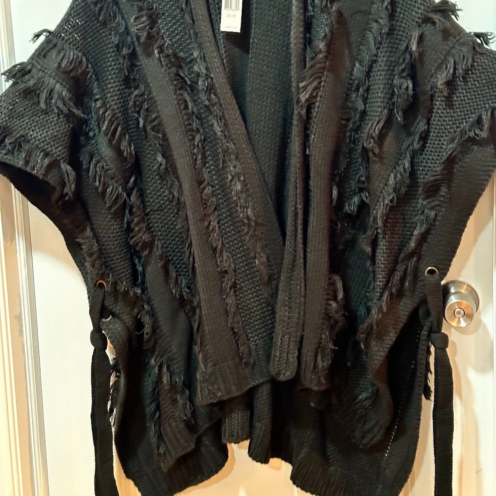 Rebecca Minkoff Black Shawl Wrap